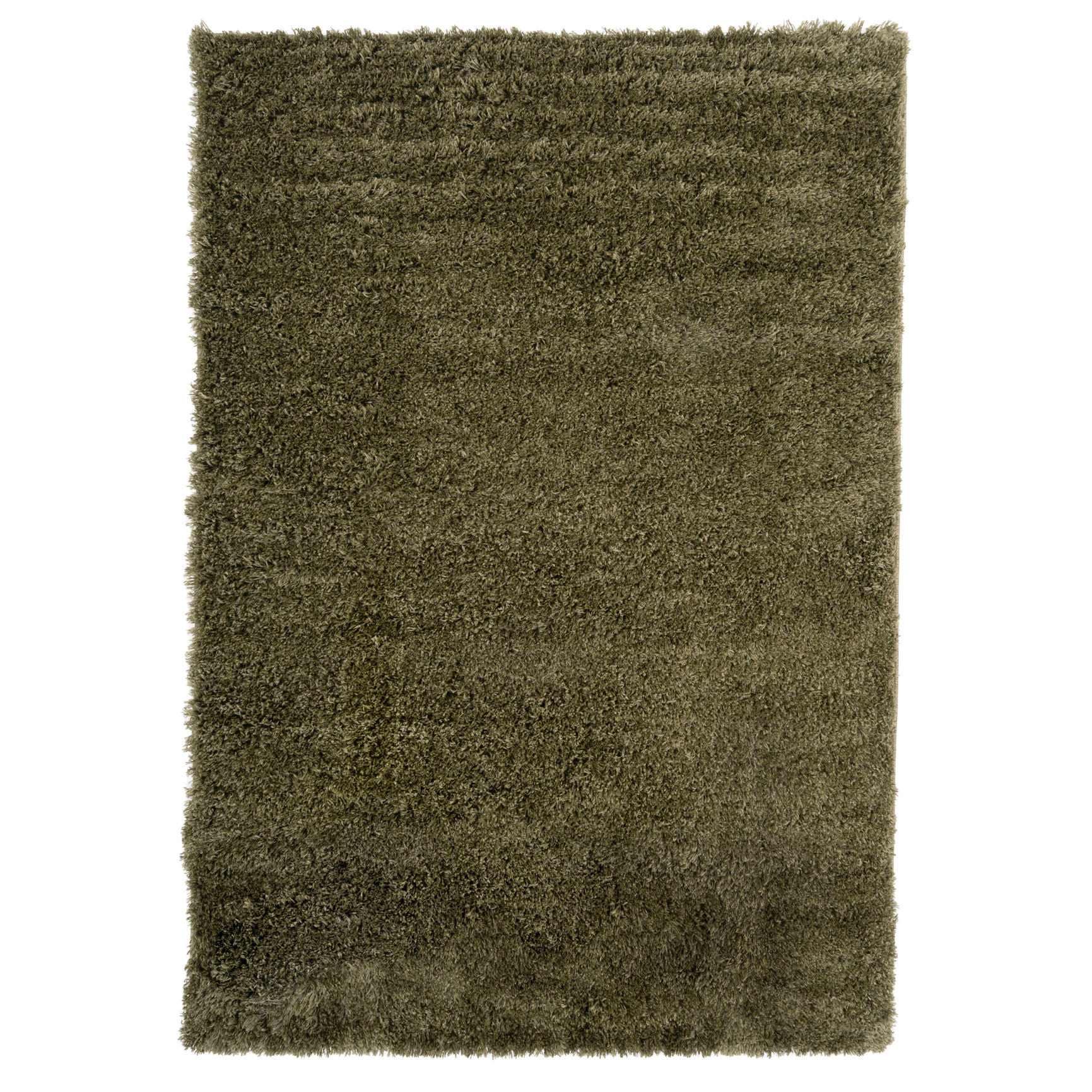 HOCHFLORTEPPICH Olivgrün - Olivgrün, Naturmaterialien/Textil (160/230cm) - Kukoon Rugs