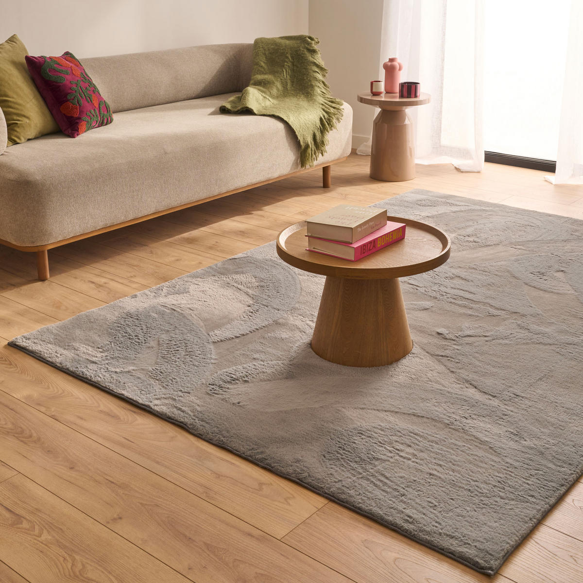 TEPPICH uni ultra weich anthrazitfarben Nube 200x290cm - Anthrazit, Textil (200/290cm) - Nazar Rugs