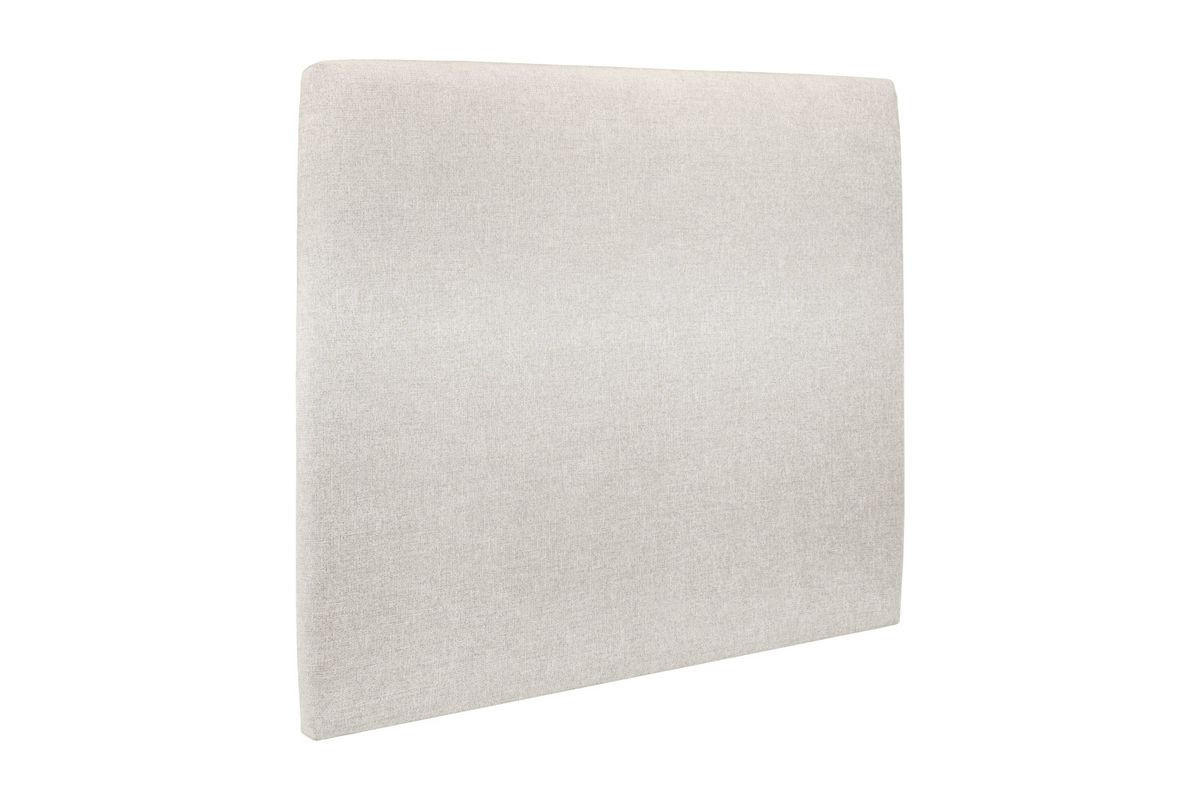 KOPFTEIL gepolstertes – hellbeiger Stoff - 200 cm - Beige, Karton/Holz (200/120/10cm) - Sommeil de Plomb