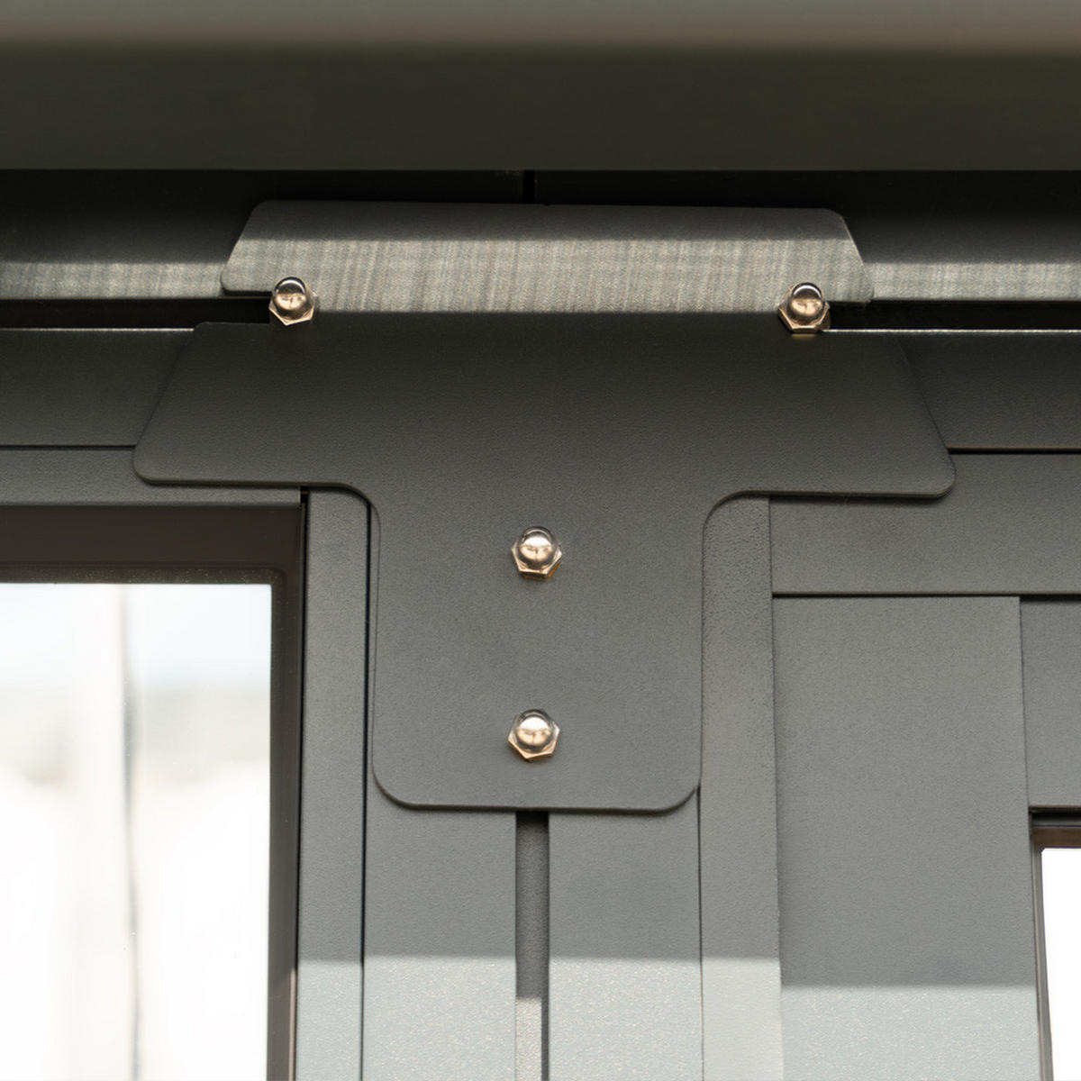 WINTERGARTEN AMARIS - Anthrazit, Metall (428/312/300cm) - Home Deluxe