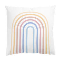 KISSENBEZUG Pastell Regenbogen 40/40 cm - Pastellblau, Textil (40/40cm) - Bilderwelten