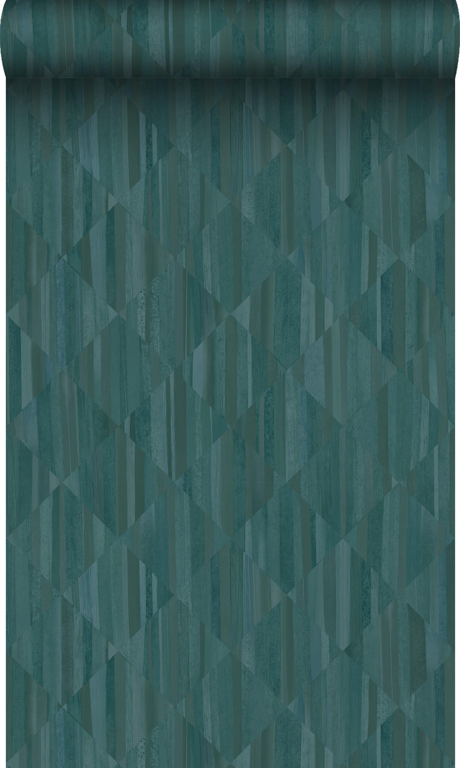 TAPETE 3D Holzoptik 50 x 900 cm - Blau, Papier (50/900cm) - Origin Wallcoverings