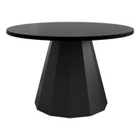 COUCHTISCH Elipse - Schwarz, Holzwerkstoff/Metall (75/75/45cm) - MIRJAN24