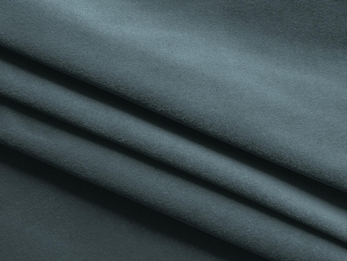 4-SITZER-SOFA Samt Stoff Blau - Blau/Petrol, Kunststoff/Textil (319/70/89cm) - Makamii