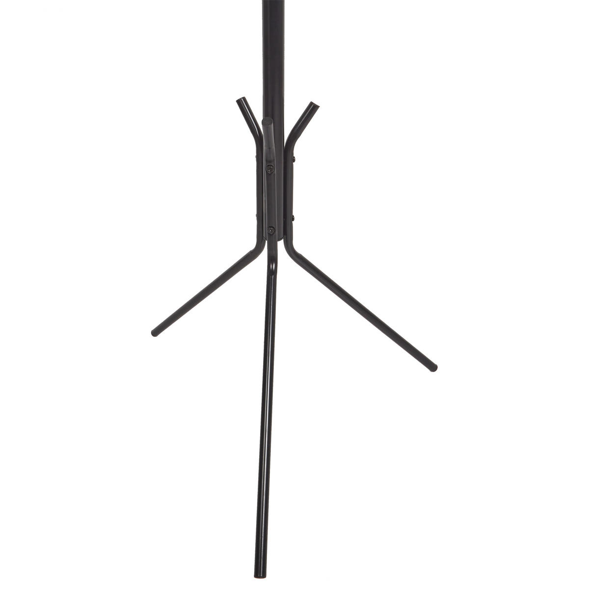 GARDEROBENSTÄNDER Metall schwarz 175 cm Almena - Schwarz, Metall (55/175/55cm) - Beliani