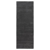 WOLLTEPPICH-LÄUFER Bent Anthrazit 70x200 cm - Anthrazit, Textil (70/200cm) - benuta Nest