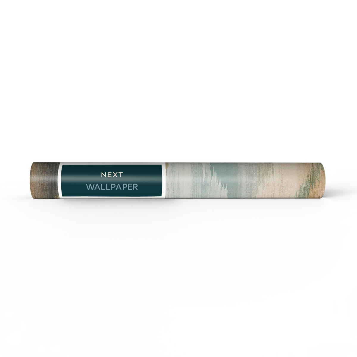 VLIESTAPETE Ikat Muster Petrol-Terracotta - Orange, Papier/Kunststoff (52/1000cm) - next