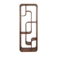 STANDREGAL Seven Niedrig Holz Dunkelbraun - Braun, Holzwerkstoff (60/160/35cm) - Zuiver