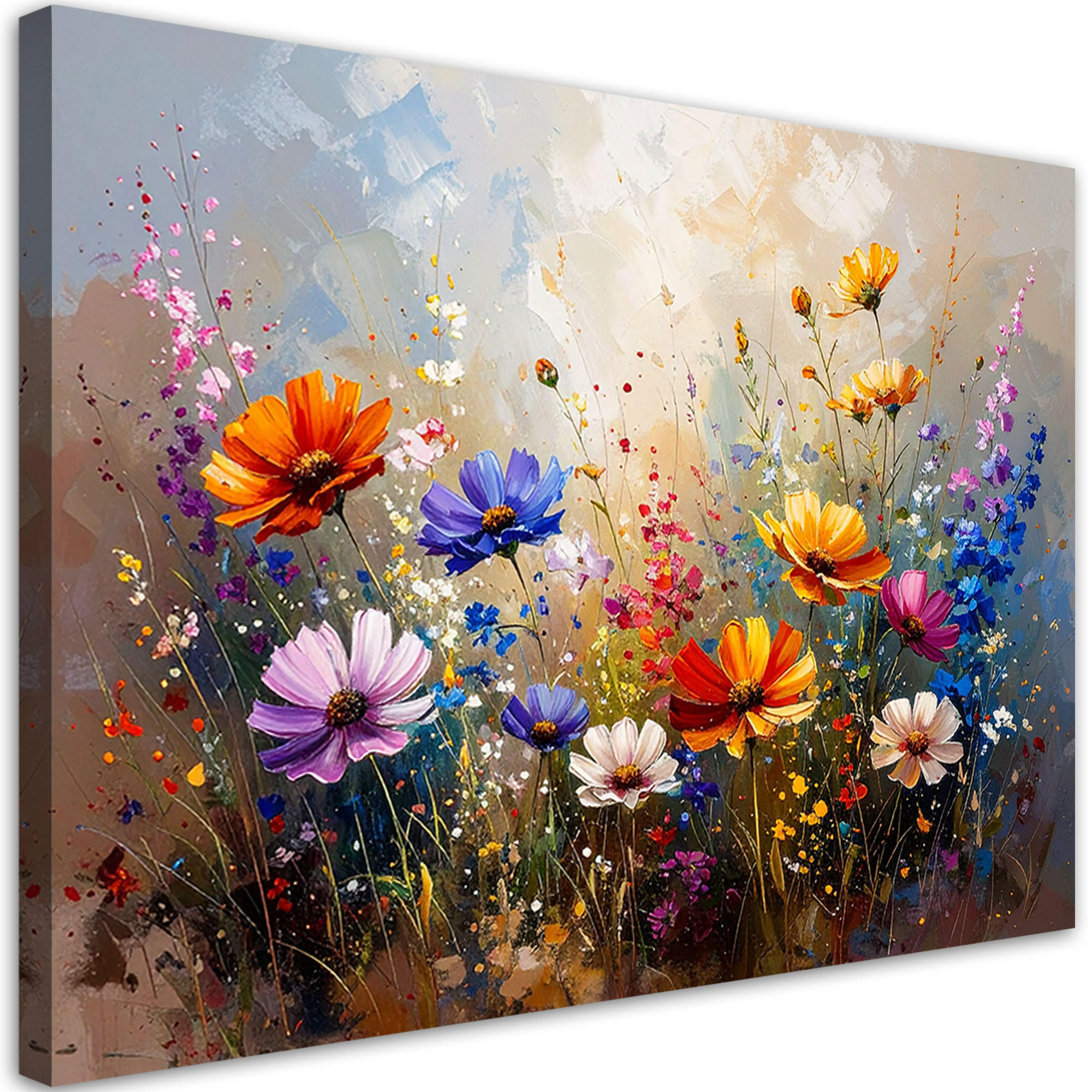 Feeby Leinwandbild, Mehrfarbig 90x60 cm