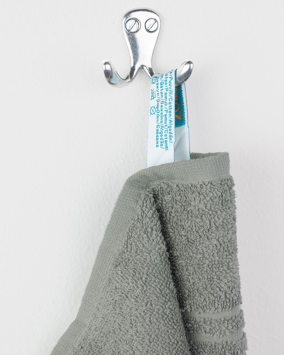 DUSCHTÜCHER, 5er-Set, 70x140 cm, 100% Baumwolle, Grau - Grau, Textil (70/140cm) - Zollner
