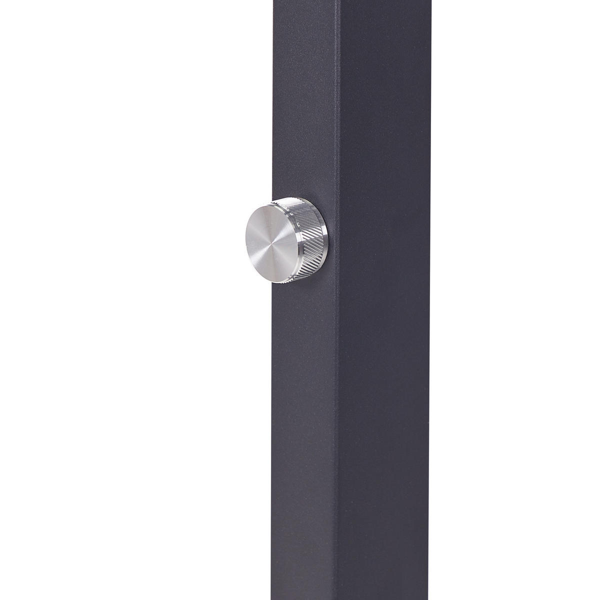 STEHLAMPE Taurus 61/29/197 cm - Schwarz, Metall (61/29/197cm) - Beliani