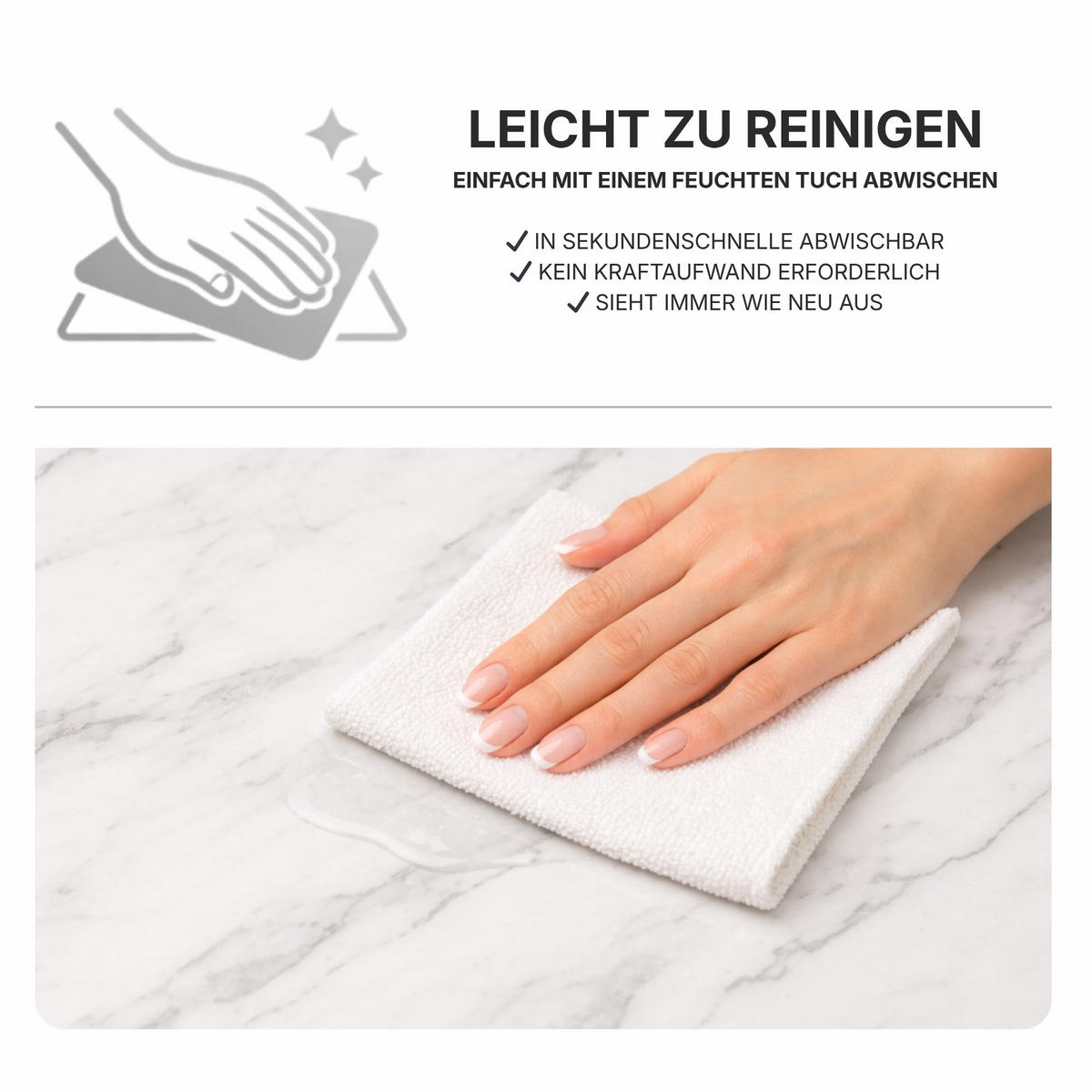ESSTISCH Bianco Weiß Marmoptik Ausziehbar 120 - 160 cm - Weiß, Holzwerkstoff (120/80/75cm) - PROSPERO
