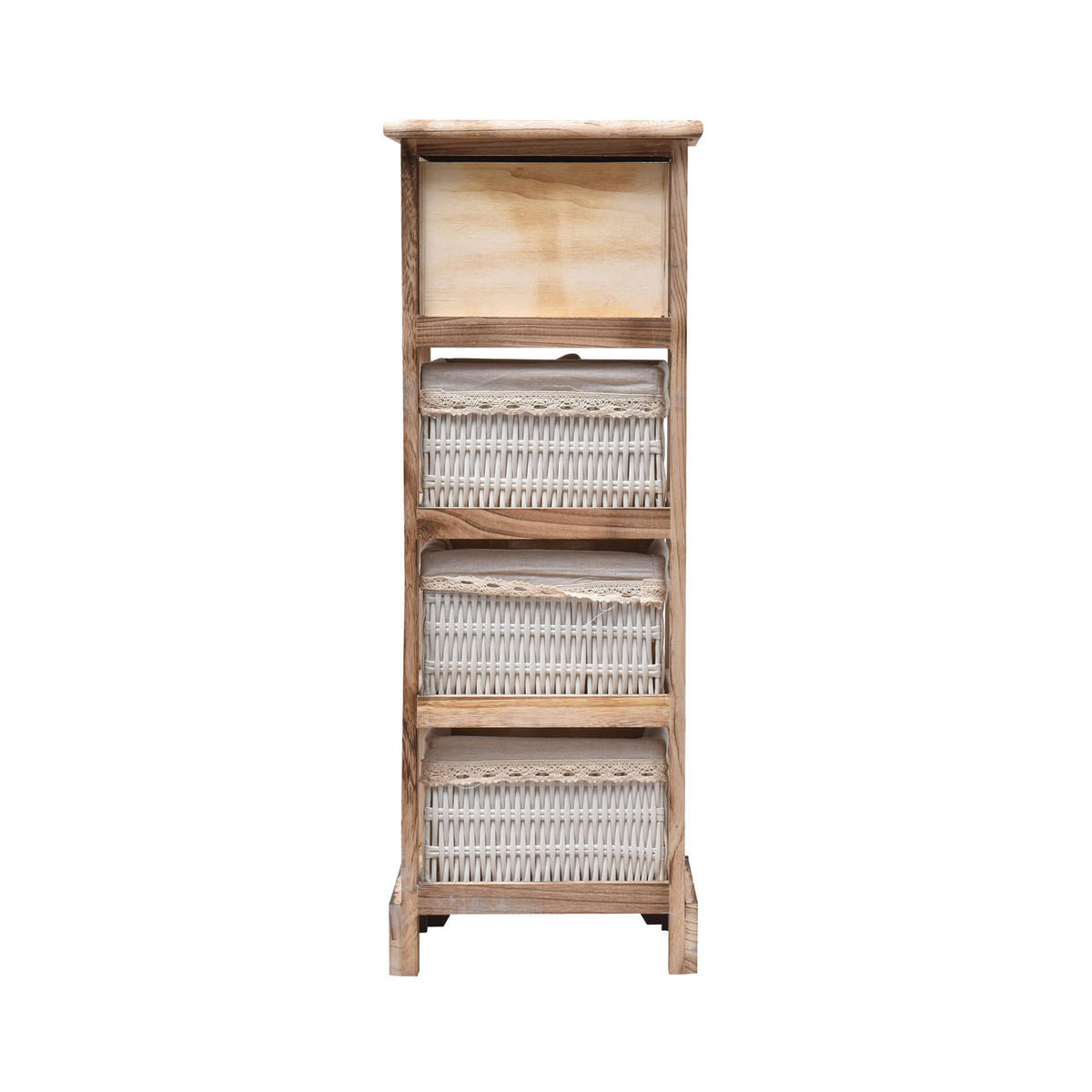KOMMODE Braun 27/30/81 cm - Braun, Holz (27/81/30cm) - Mobili Rebecca