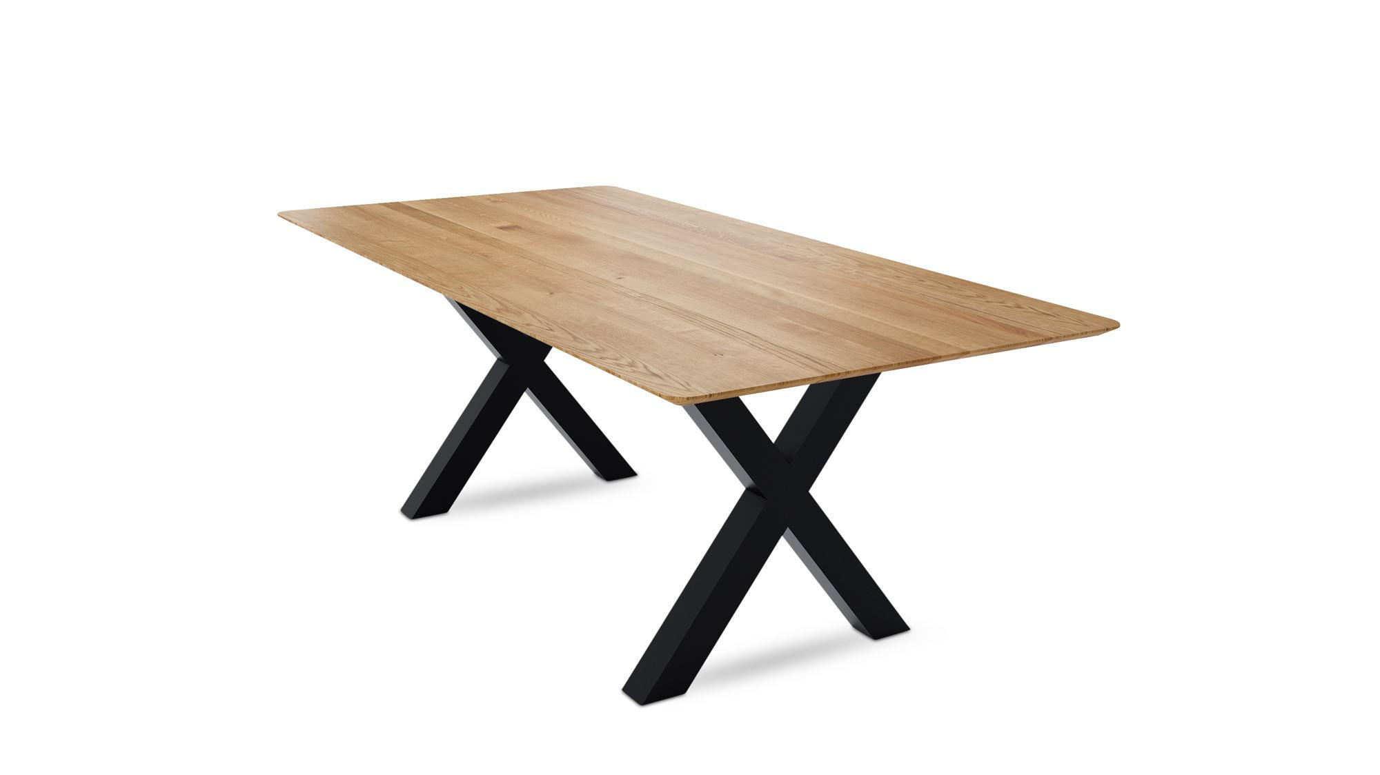 MASSIVHOLZTISCH Dagmar 3 140x77x90 Esszimmertisch Wildeiche geölt - Wildeiche, Holz (140/77/90cm) - 58aufmkessel