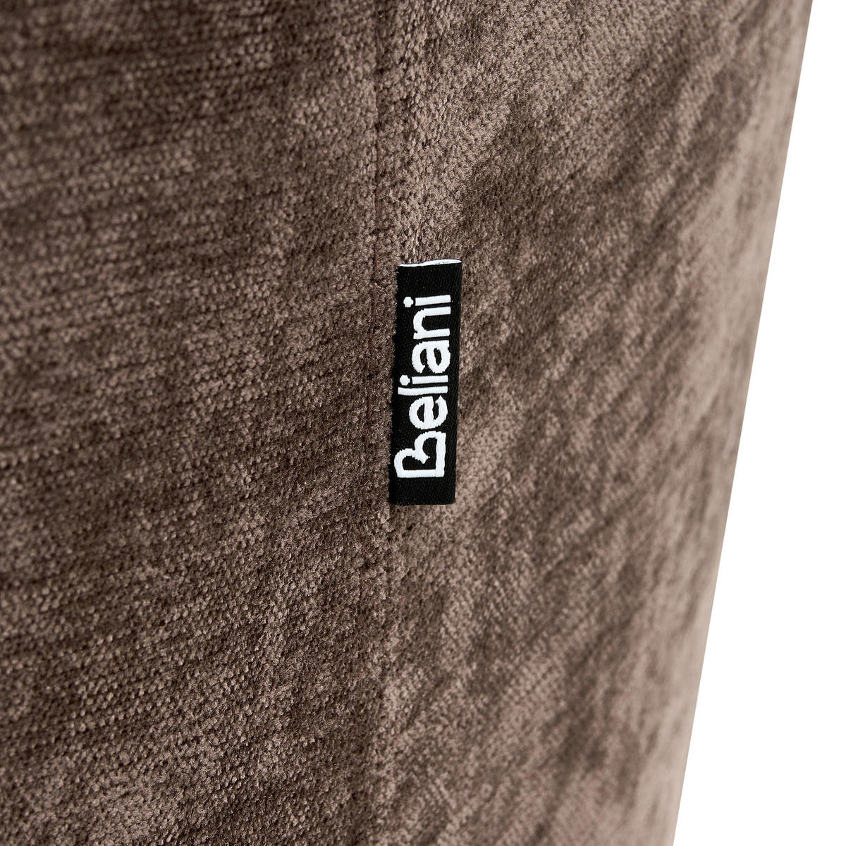SESSEL Chenillegewebe Dunkelbraun Eiby - Dunkelbraun, Textil (84/80/90cm) - Beliani