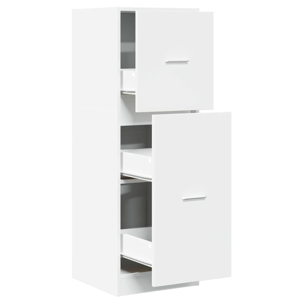 vidaXL Apothekerschrank Weiß 41x118x40 cm