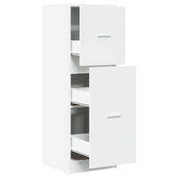 APOTHEKERSCHRANK Weiss 40/41/118 Cm Holzwerkstoff - Weiß, Holzwerkstoff (41/118/40cm) - vidaXL