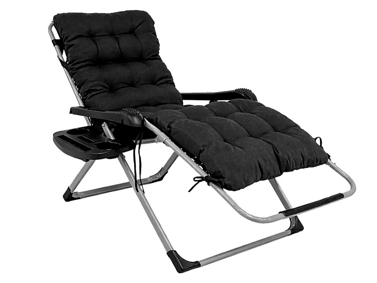 LIEGESTUHLAUFLAGE 157x57 cm Anthrazit - Anthrazit, Textil (57/10/157cm) - QUICK STAR