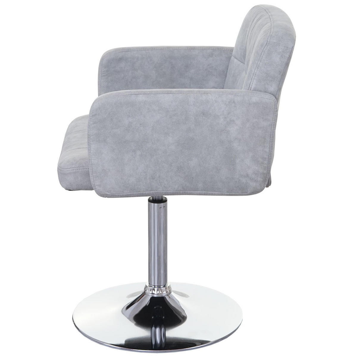 ESSZIMMERSTUHL Grau 6er-Set - Grau, Textil (60/80/55cm) - MCW