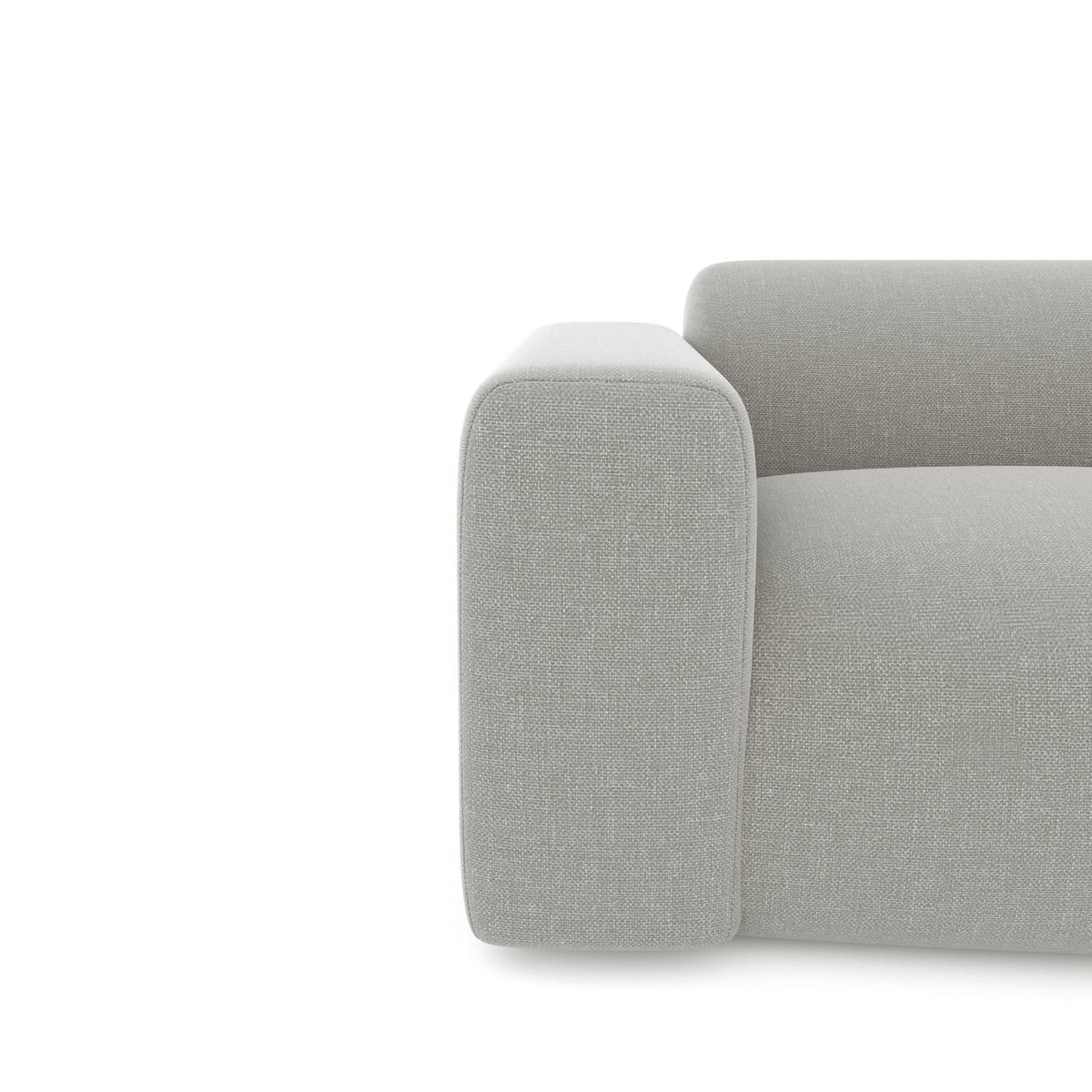 RASTERGEWEBE Hellgrau 130cm - Hellgrau/Grau, Textil (130/67/97cm) - Sia Home