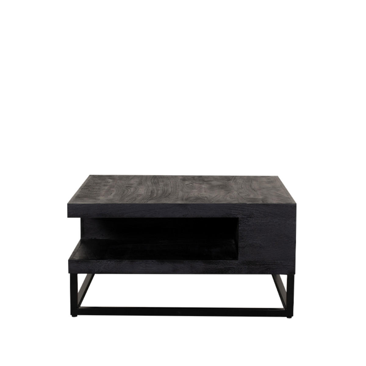 Label51 Couchtisch Schwarz 80x40x80 cm