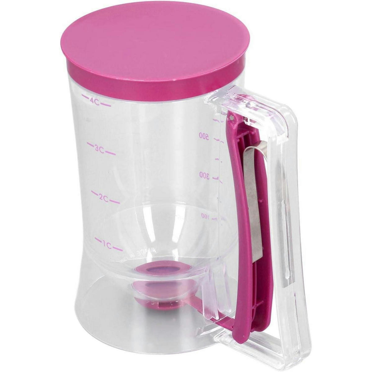 TEIGPORTIONIERER mit Skala 900ml - Pink, Kunststoff (0.9L)