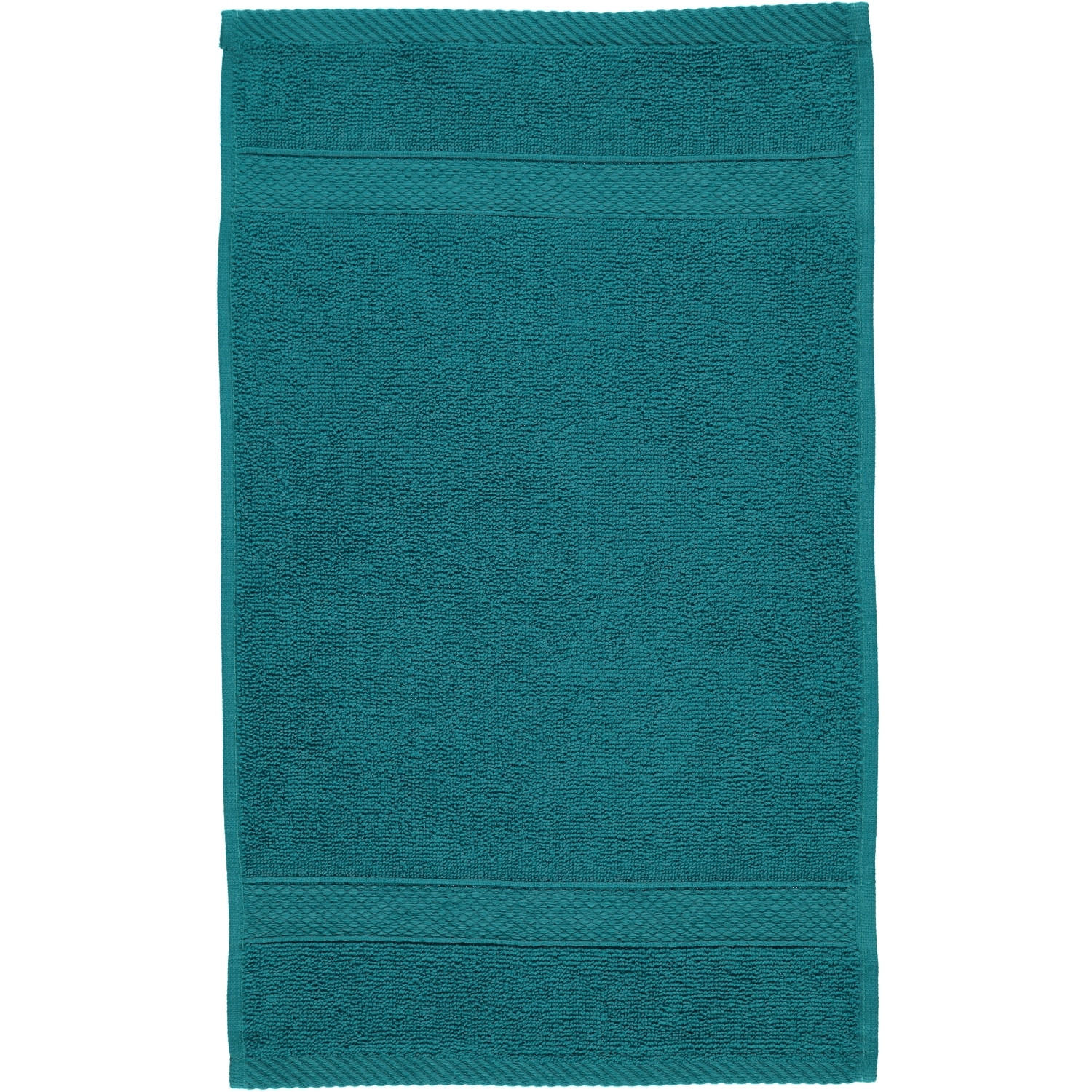 GÄSTETUCH DIAMANT DARK TURQUOISE - 464 - Blau, Textil (30/50cm) - Egeria