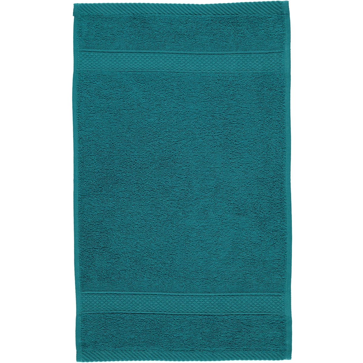 GÄSTETUCH DIAMANT DARK TURQUOISE - 464 - Blau, Textil (30/50cm) - Egeria