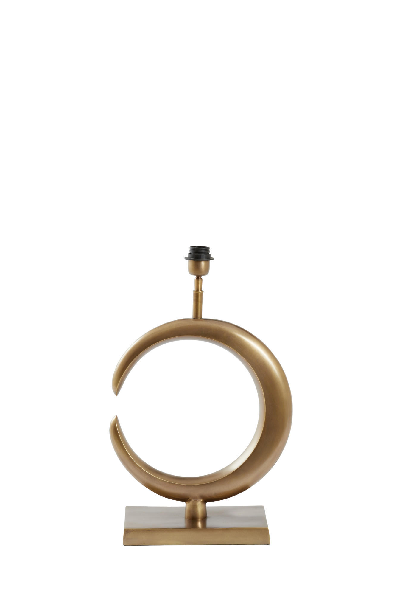 LAMPENFUSS Lune Bronze Ø36/50 cm - Bronzefarben, Metall (36/18/50cm) - Light & Living