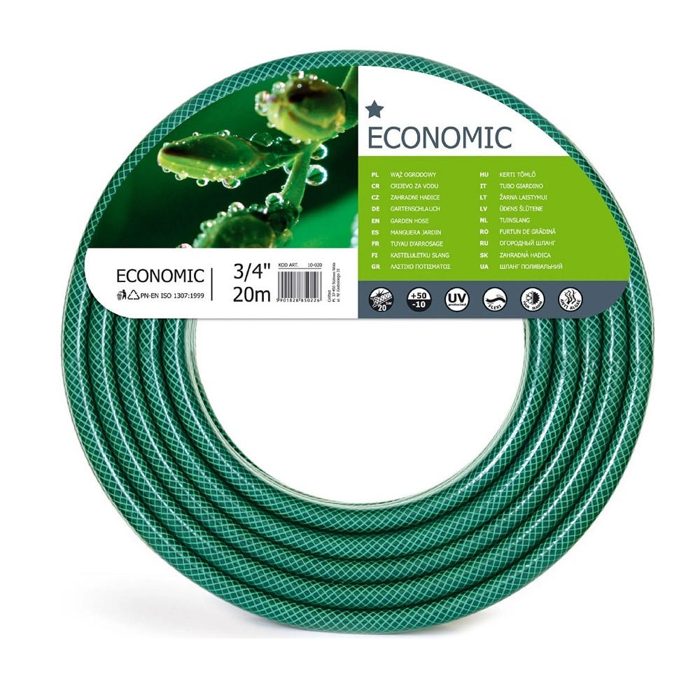 GARTENSCHLAUCH ECONOMIC 3/4" 20 m - Transparent, Kunststoff (2000cm) - Cellfast