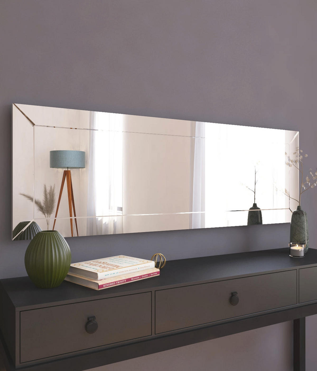 SPIEGEL Nady 40x120cm - Transparent, Holzwerkstoff (120/40/3.5cm) - moebel17