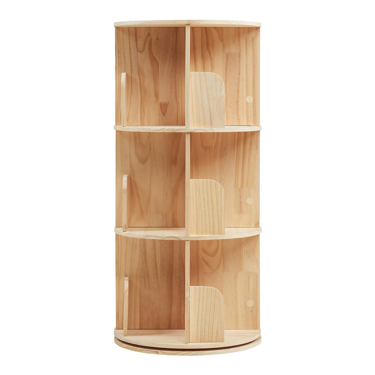 KINDERREGAL Chasek - Naturfarben, Holz (44/95/44cm) - [en.casa]