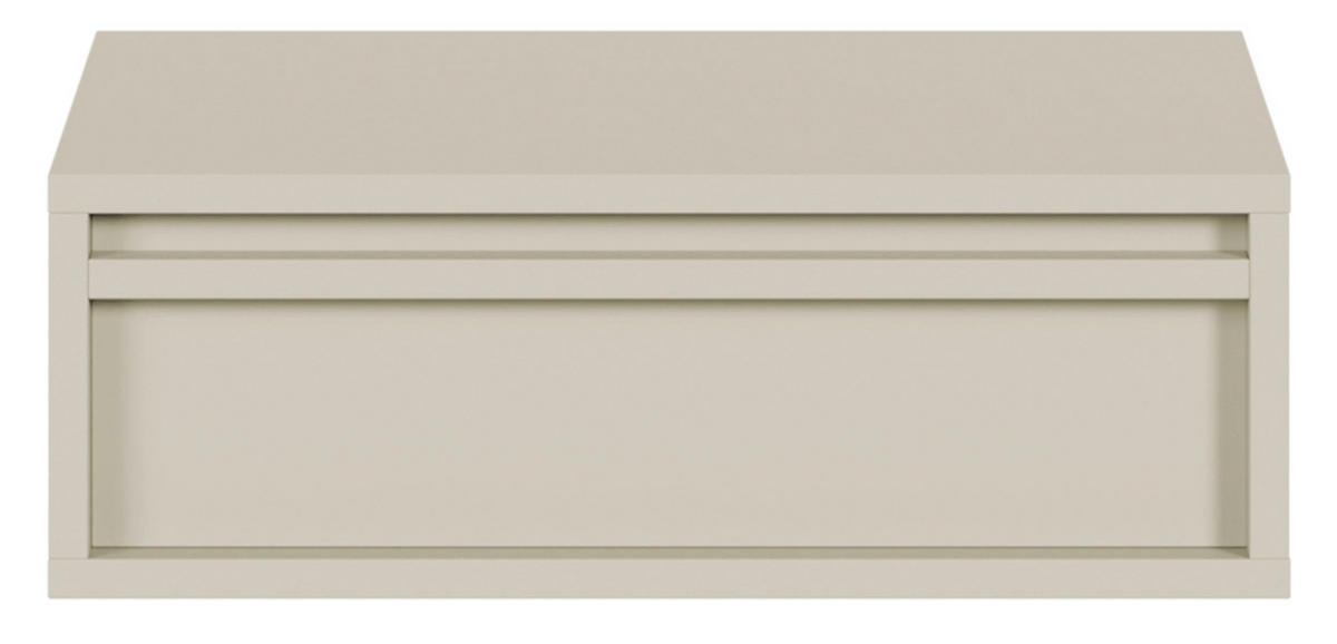 NACHTISCH Evo Greige, 50 cm - Taupe, Holzwerkstoff (50/17/34cm) - Selsey