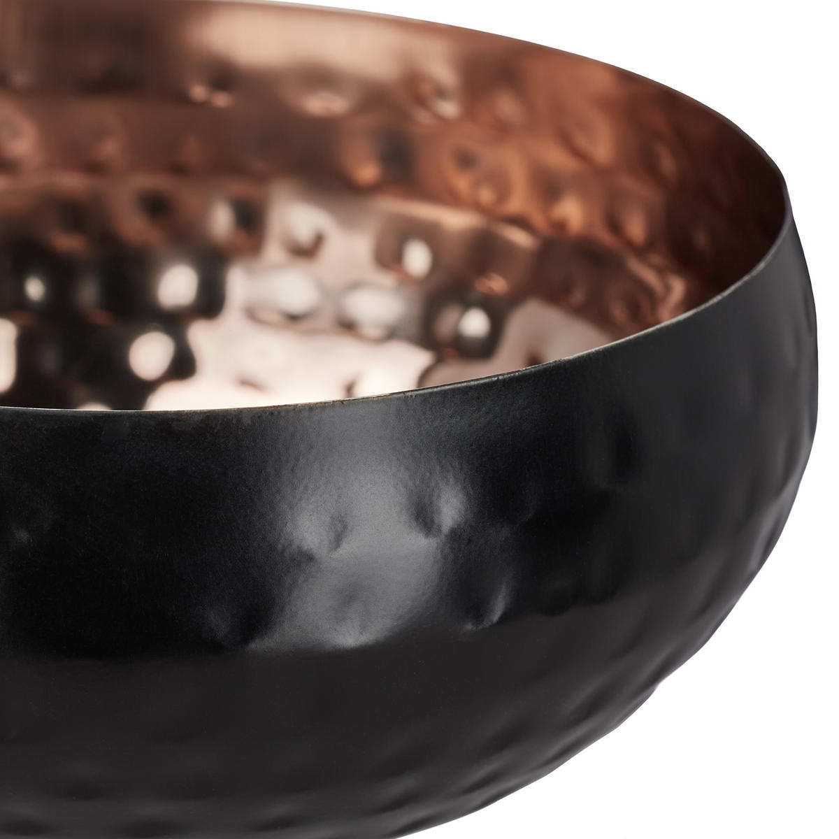 SERVIERSCHÜSSEL - Multicolor, Metall (13/13/5cm) - Relaxdays