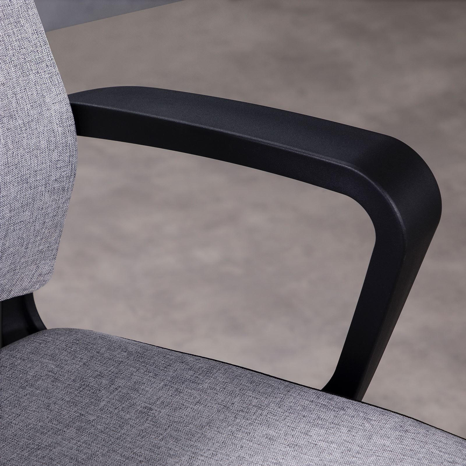 BÜRODREHSTUHL HERRY - Grau, Textil (57/124/62cm) - IDIMEX