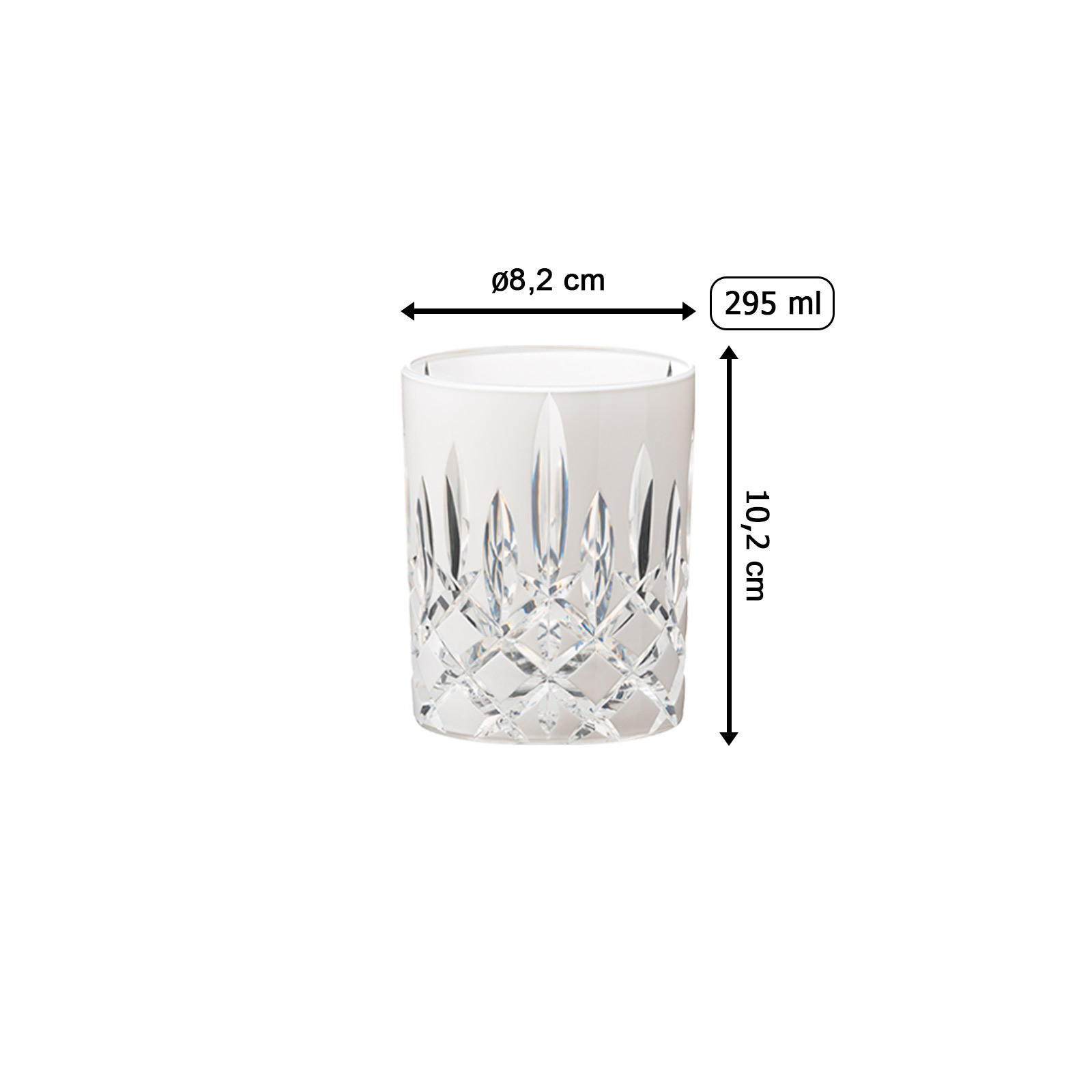 WHISKYGLAS Laudon Weiß 295 ml - Weiß, Glas (0.295L) - Riedel
