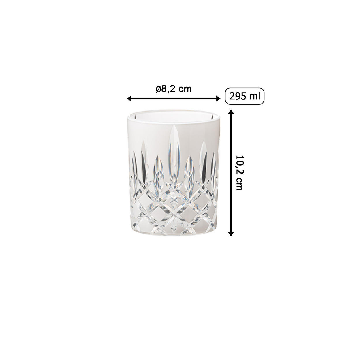 WHISKYGLAS Laudon Weiß 295 ml - Weiß, Glas (0.295L) - Riedel