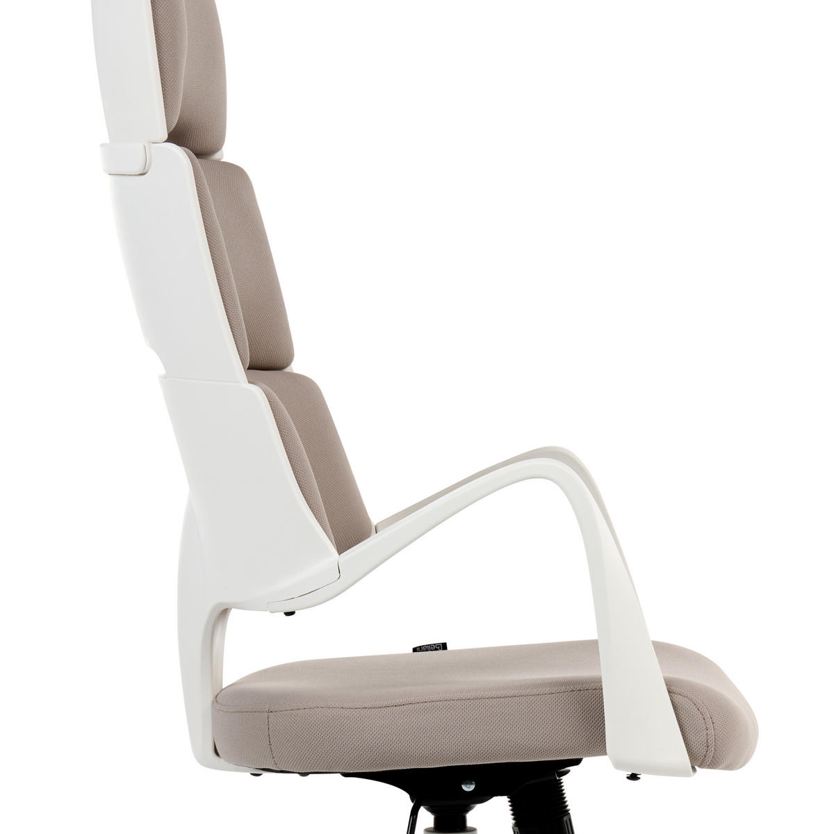 BÜROSTUHL Taupe Grandiose - Taupe, Textil (66/111/52cm) - Beliani