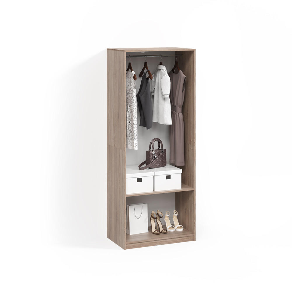 ŠATNÍ SKŘÍŇ Trento Sonoma - Sonoma dub, kompozitní dřevo (80/200/50cm) - Livinity®
