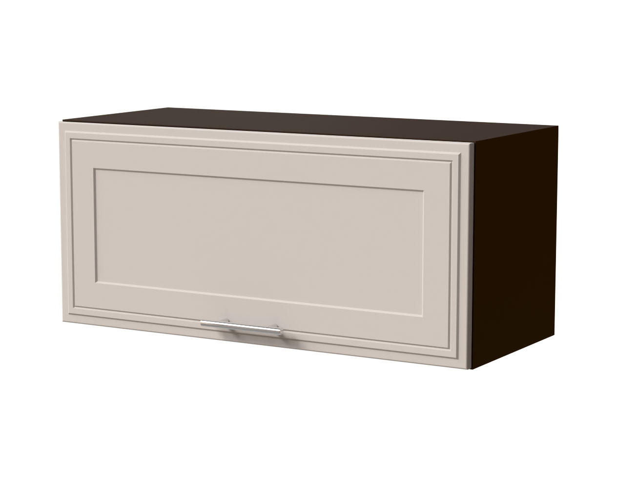 KLAPPHÄNGESCHRANK Salo W4B/80 Lava / Kaschmir Matt 80 / 32,5 / 36cm - mit Blum Aventos Klappenbeschlag - Kaschmir/Dunkelgrau, Holz/Holzwerkstoff (80/36/32.5cm) - Feldmann-Wohnen
