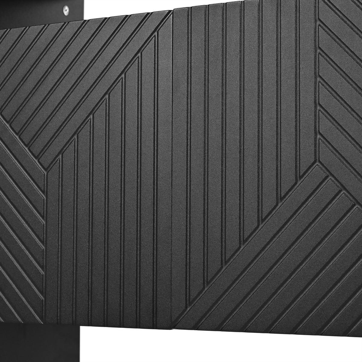 SIDEBOARD Schwarz 140/35/75 cm - Schwarz, Holzwerkstoff (35/75/140cm) - Urban Meuble