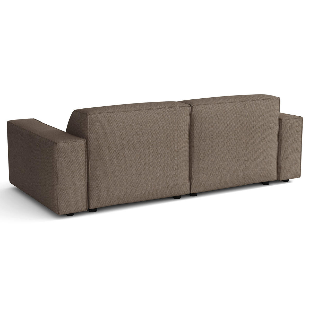 ROHOVÁ POHOVKA Sellmo 210 cm - černá/světle hnědá, textil/plast (210/166cm) - Selsey