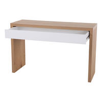 SCHREIBTISCH ANGULAR Eiche-Optik - Braun, Holzwerkstoff (120/40/76cm) - SVITA