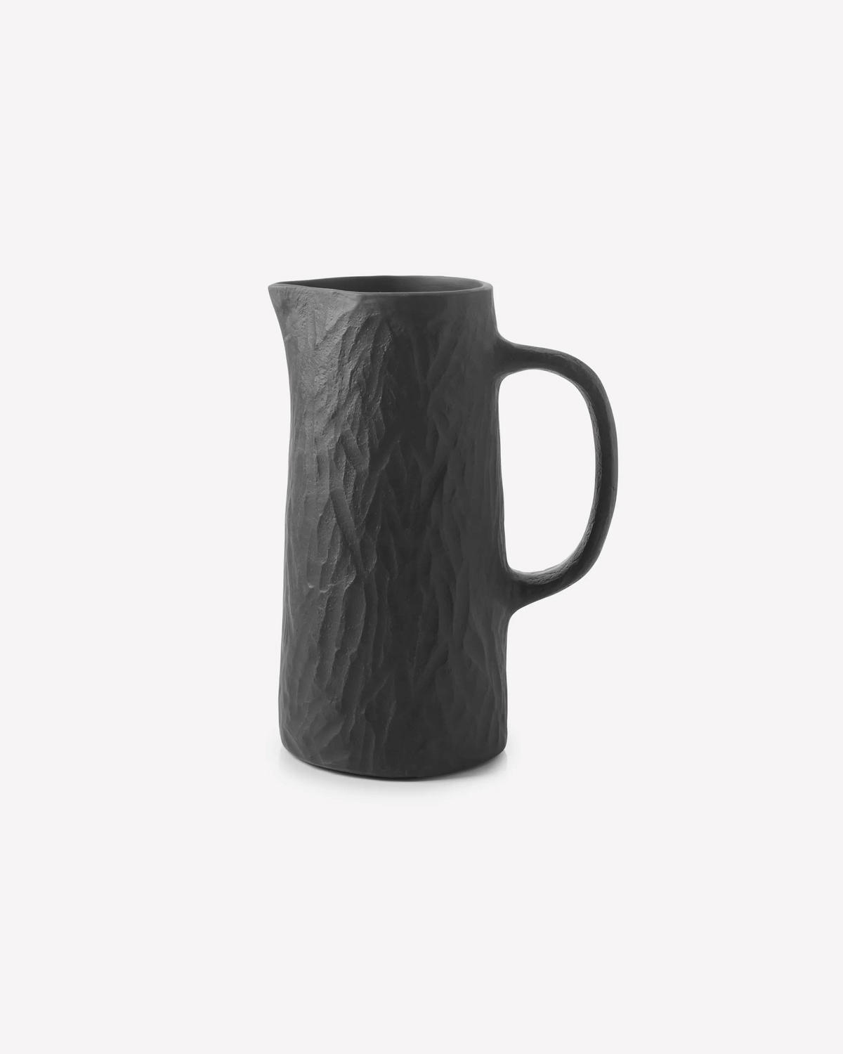 WASSERKRUG / PITCHER YLI 1,2 L Matt schiefer style - Schieferfarben, Keramik (1.2L) - Revol Porcelaine France
