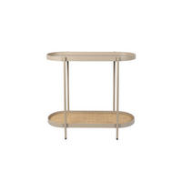 BEISTELLTISCH Amaya - Beige - 39/85/76 cm - Beige, Holz (39/85/76cm)