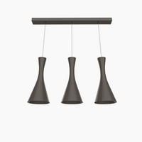 HÄNGELEUCHTE - Graubraun, Metall (20/100/120cm) - Lumicom