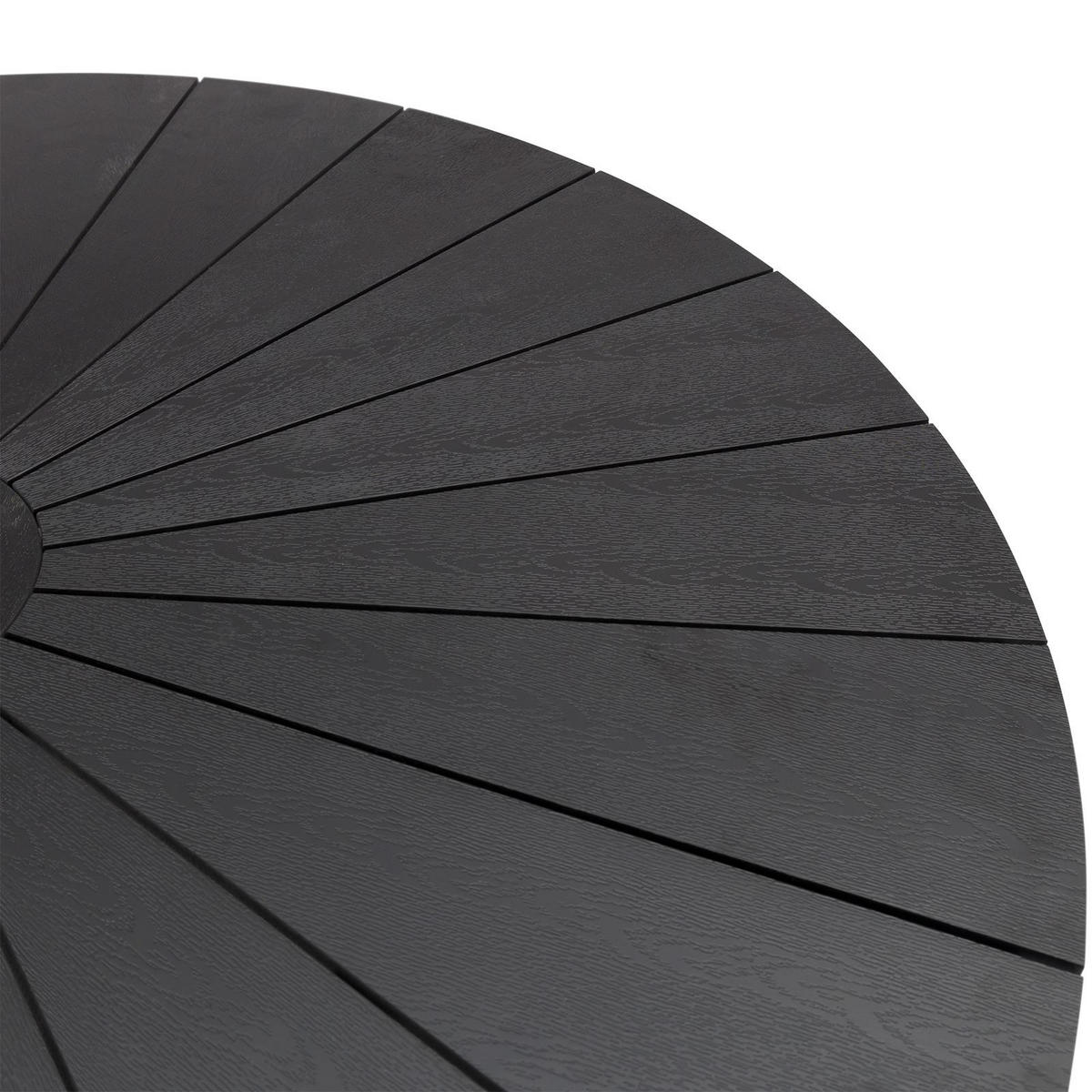 GARTENTISCH AGAPE - Schwarz, Metall (120/120/75cm) - IDIMEX