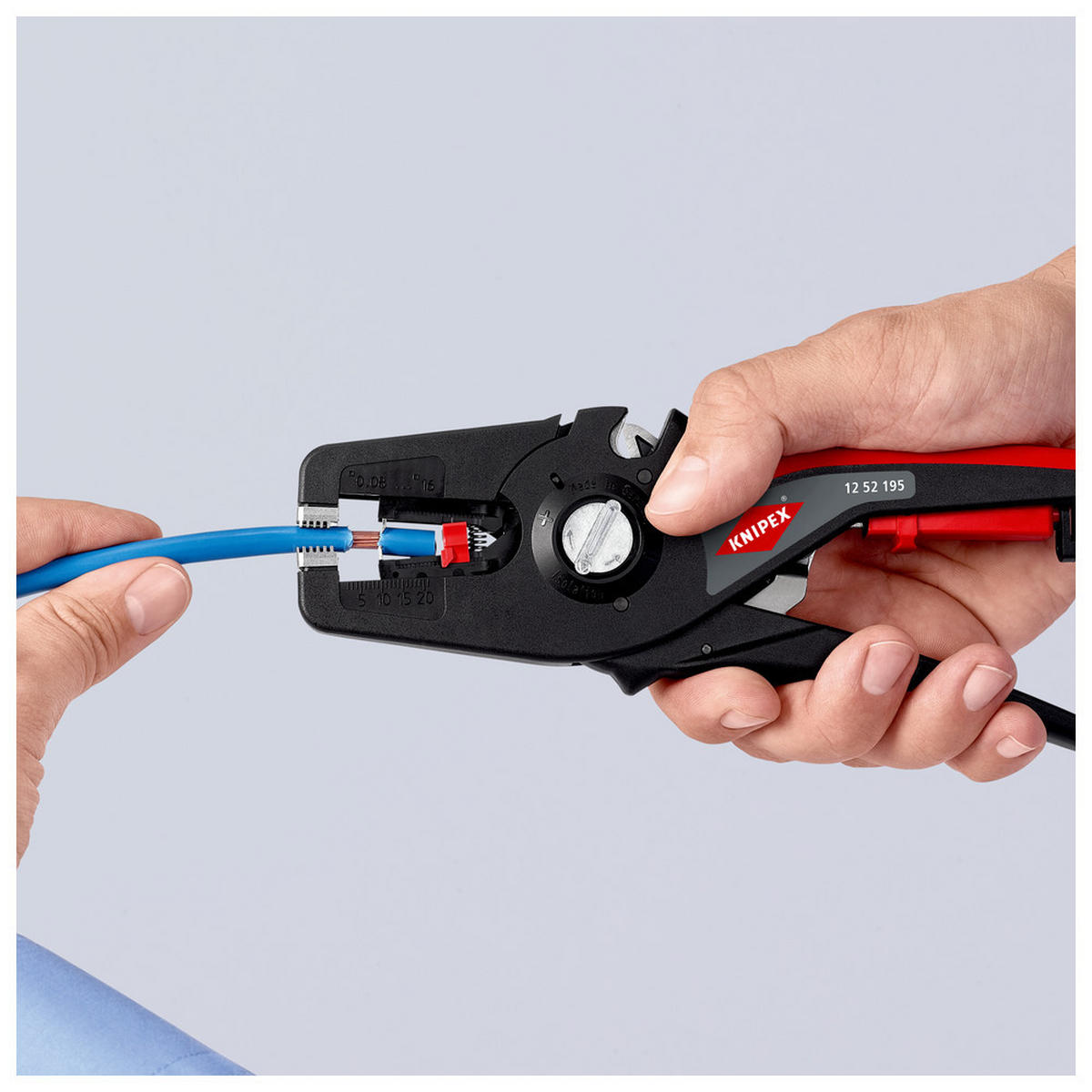 AUTOMATISCHE Abisolierzange PreciStrip16 - Multicolor, Kunststoff (195/120/28cm) - KNIPEX