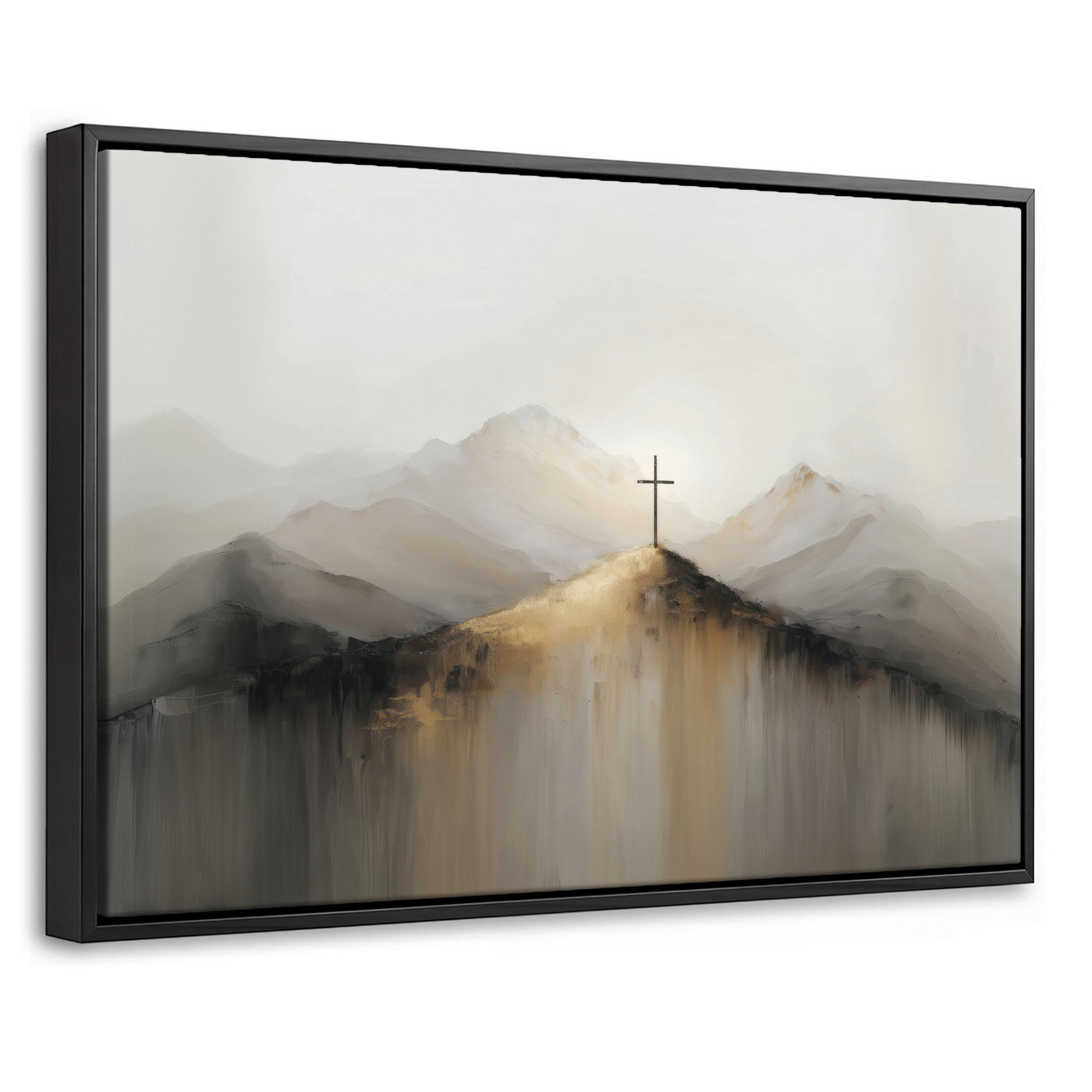 MuchoWow Leinwand Beige 60x40 cm