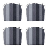 SITZKISSEN Victoria 46/48 cm 4er-Set - Grau, Textil (48/4/46cm) - Madison